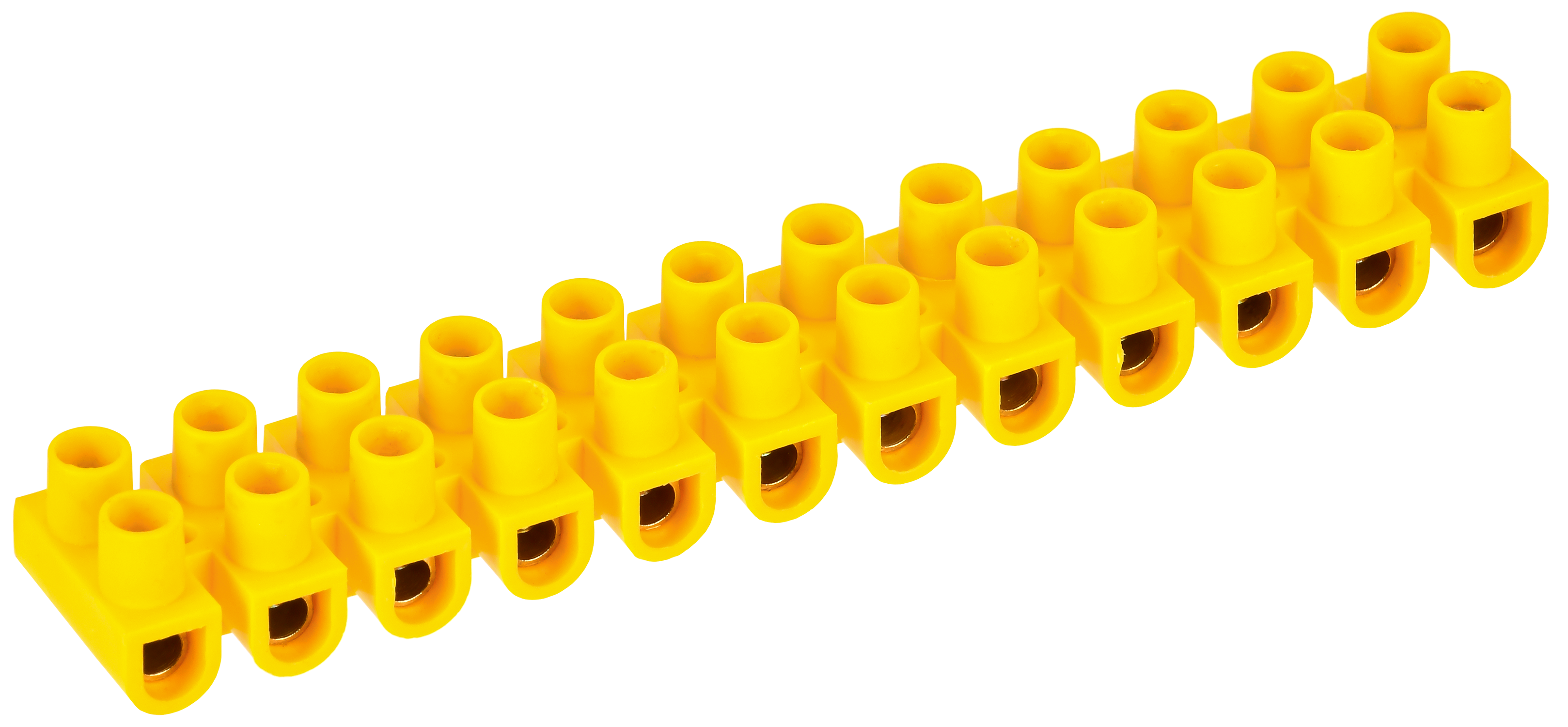 Зажим винтовой ЗВИ-20 н/г 4-10мм2 (2шт/блистер) желтые IEK