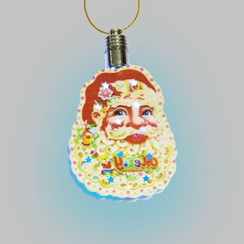 Фигурка подвесная Санта Клаус RGB 8x6 см 501-100