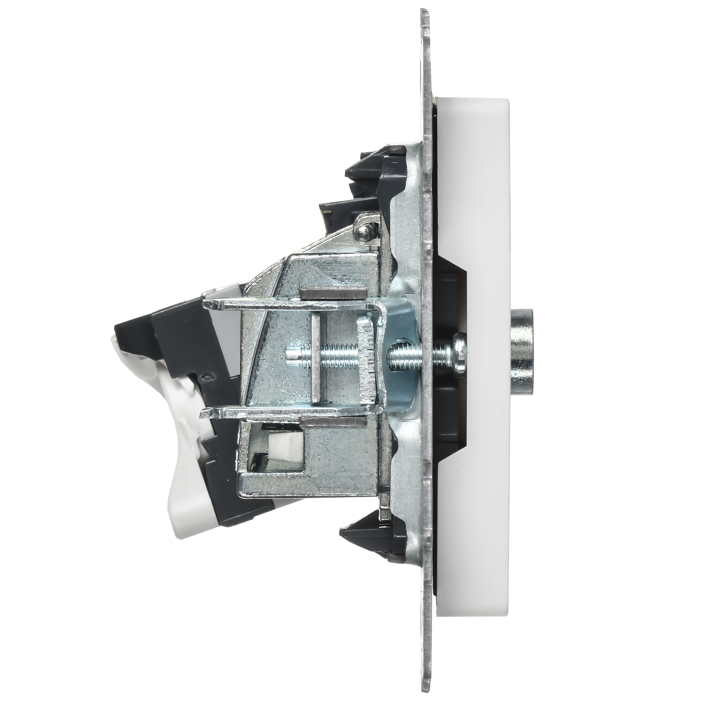 BRITE Розетка двойная TV+RJ45 кат.5E РТВ/РК12-БрАБ арктический белый IEK - Фото 5
