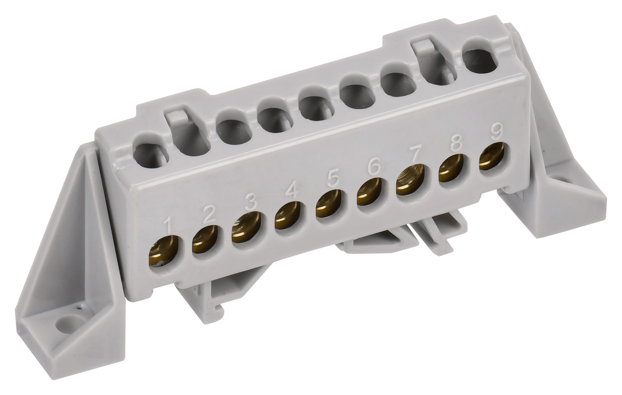 TEKFOR Шина L "фаза" в комбинированном DIN-изоляторе "Стойка" 6х9-7-Ср IEK TF-NN10-07-DP-K03