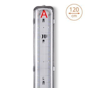 Светильник WOLTA STD ДСП14-36-042-6К с БАП EM1 36Вт 6500К IP65 Прозрачный 4800лм 1262х124х85мм 1/1 ДСП14-36-042-6К