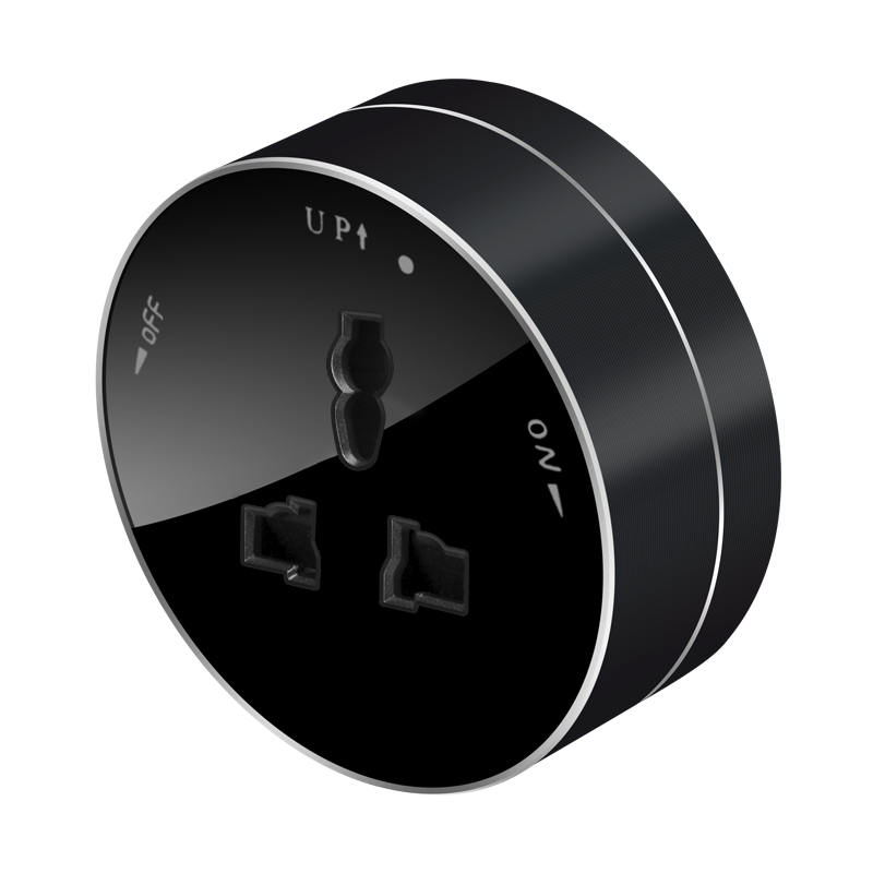 Розетка MultiTrack 13А 250В универс. круглая антрацит SE MTK13002B 1816798