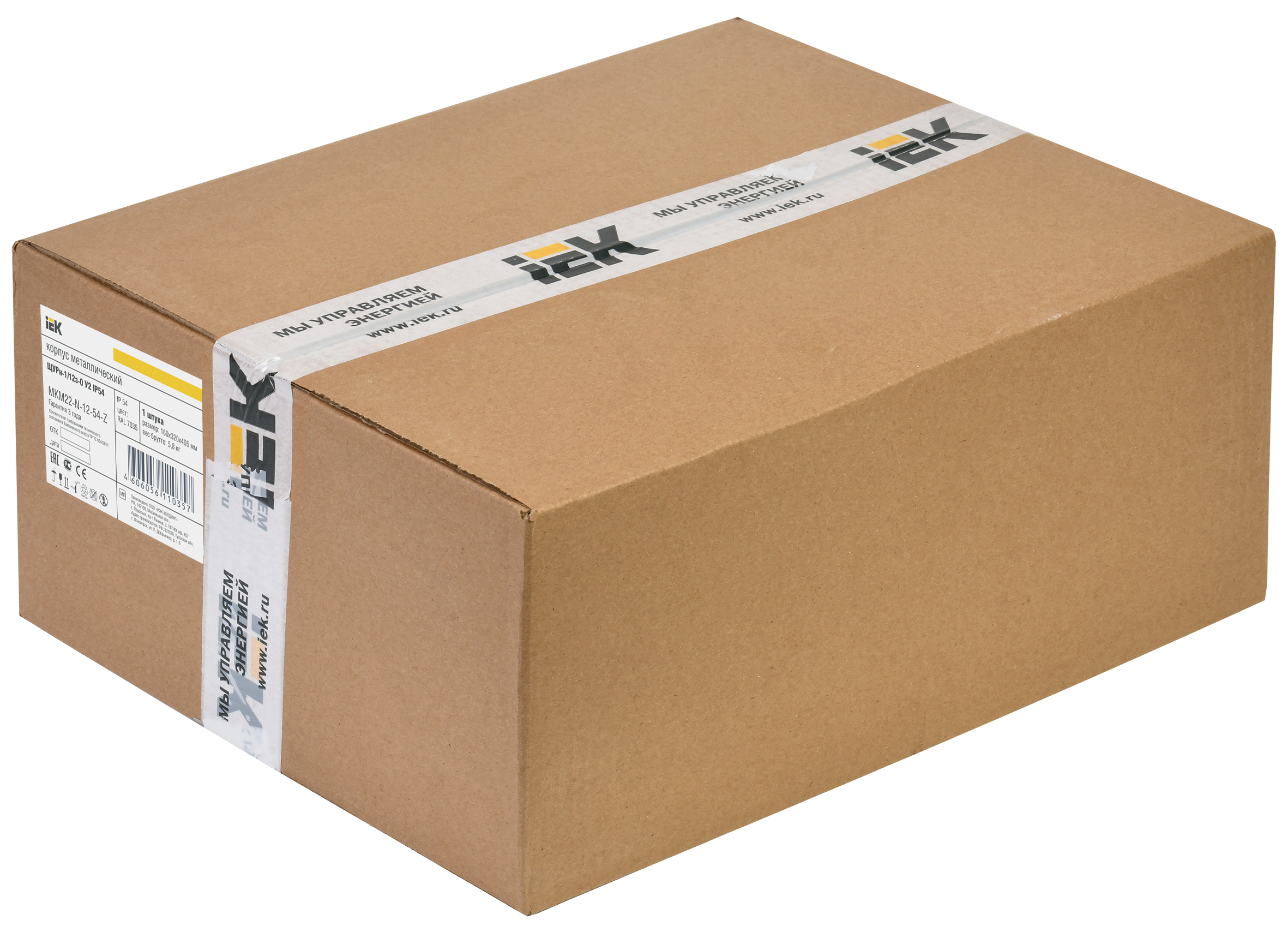 TITAN Корпус металлический ЩУРн-1/12 (395х310х145мм) IP54 без окна IEK - Фото 2