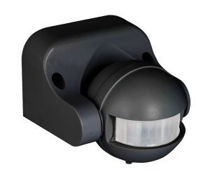 ИК датчик движения наст. 1200Вт 180гр. до 12м IP44 MS-39b черный EKF dd-ms-39b