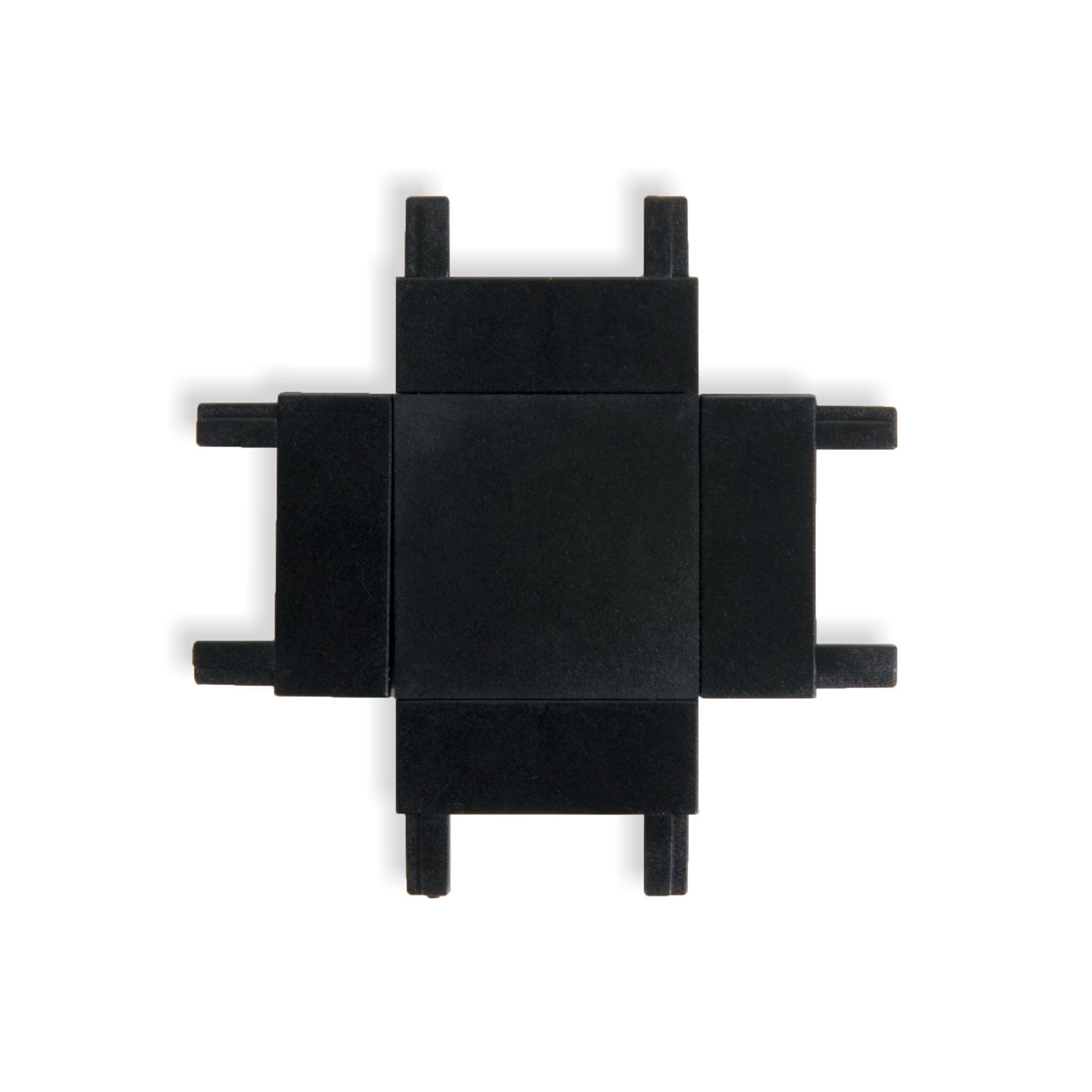 Flat Magnetic Четырёхсторонний соединитель для накладного шинопровода (чёрный) 85003/00 Elektrostand - Фото 3