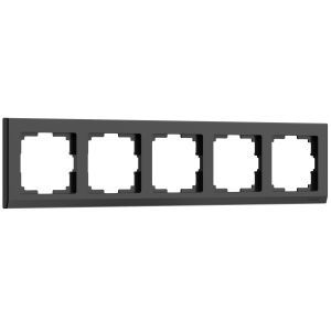 Рамка на 5 постов Stark (черный) Werkel W0051808