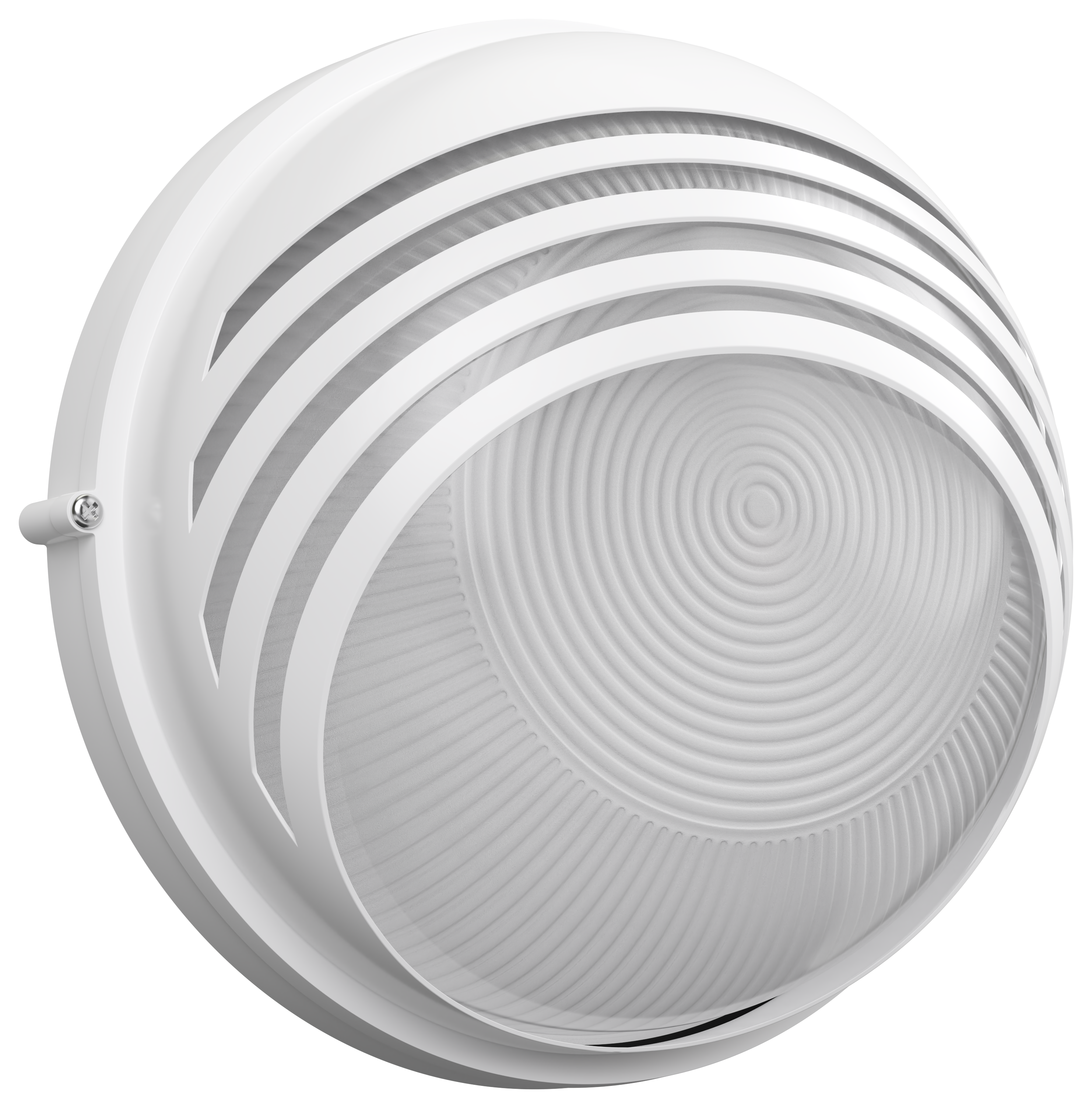 Светильник НПП1107 круг ресничка 100Вт IP54 белый IEK LNPP0-1107-1-100-K01