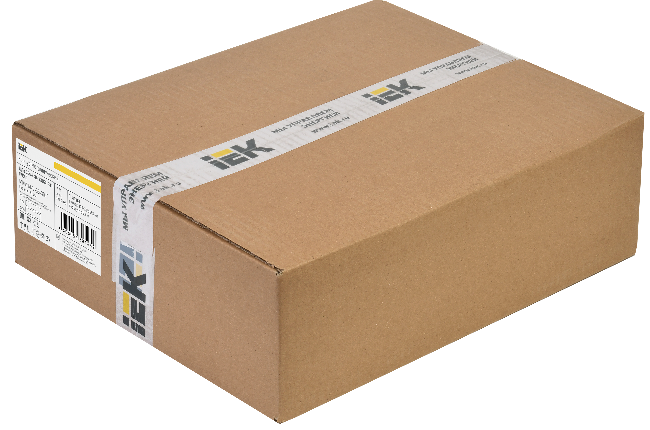 TITAN 3 Корпус металлический ЩРв-36 (540х310х120мм) IP31 IEK - Фото 2