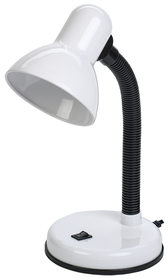 LIGHTING Светильник настольный 1002 на подставке Е27 белый IEK LNNL0-1002-2-VV-40-K01