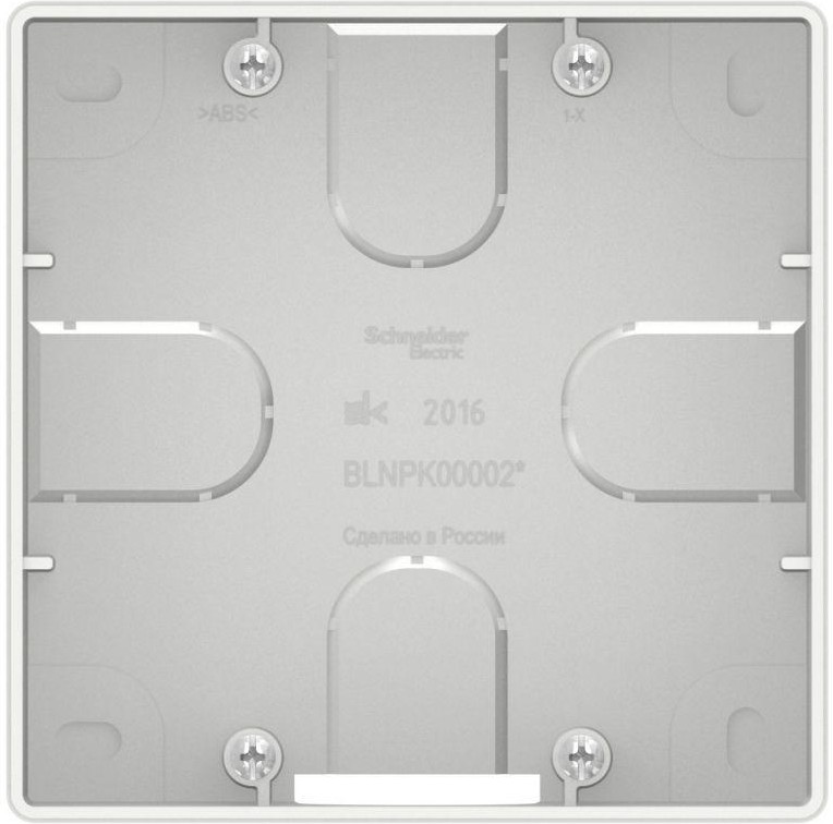 Коробка подъемная СП Blanca для силовых розеток бел. SE BLNPK000021 - Фото 3