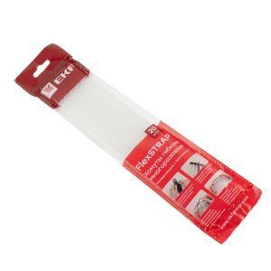 Хомут гибкий (20 шт.) белый FlexSTRAP EKF plc-fs-wr