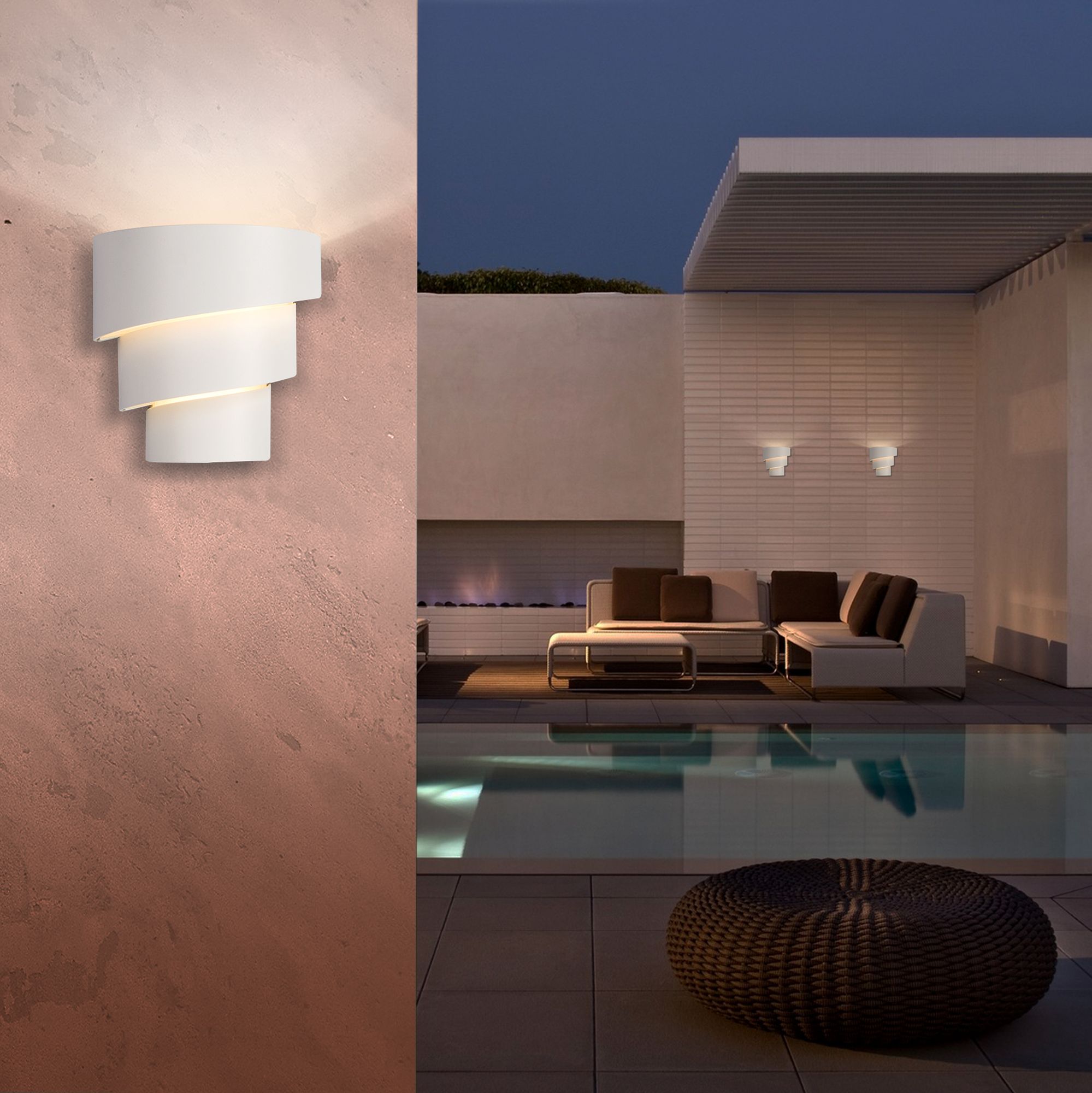 Светильник светодиодный уличный настенный Helix белый 1535 TECHNO LED Elektrostandard Eurosvet - Фото 4