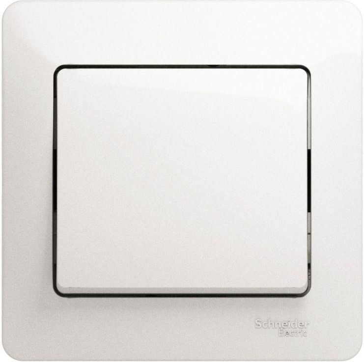 Выключатель 1-кл. СП Glossa 10А IP20 (сх. 1) 10AX в сборе перламутр. SE GSL000612