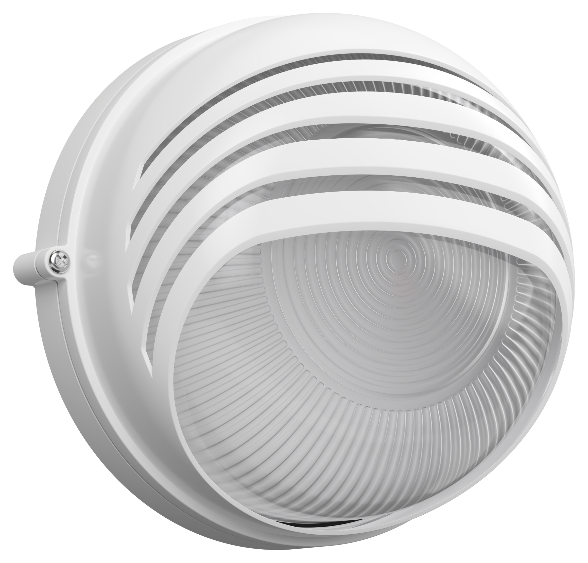 Светильник НПП1307 круг ресничка 60Вт IP54 белый IEK LNPP0-1307-1-060-K01