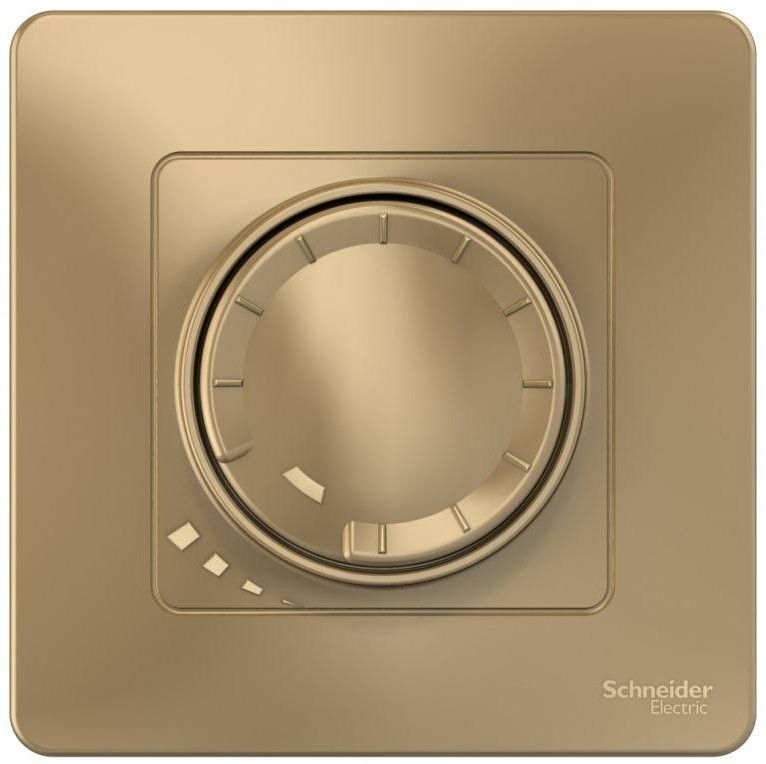 Светорегулятор поворотно-нажимной универсальный СП Blanca 400Вт титан SE BLNSS040014 - Фото 2