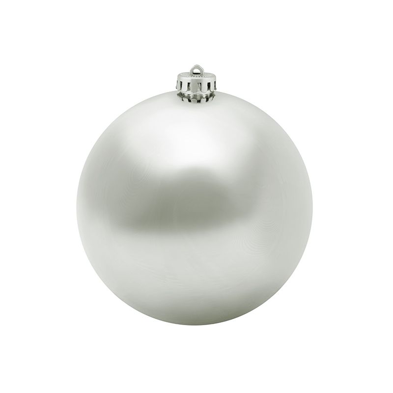 Елочная фигура Шар, 15 см, цвет серебряный матовый 502-305