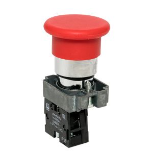 Кнопка BC42 грибок красная NC IP65 EKF xb2-bc42-65