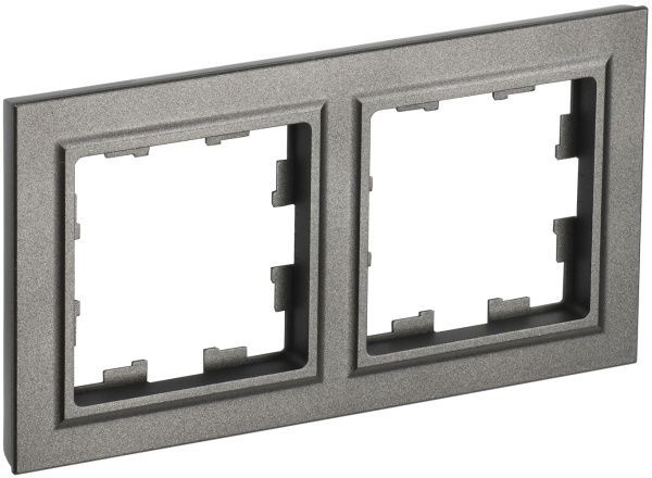 BRITE Рамка 2-местная РУ-2-БрШ шампань IEK BR-M22-K37