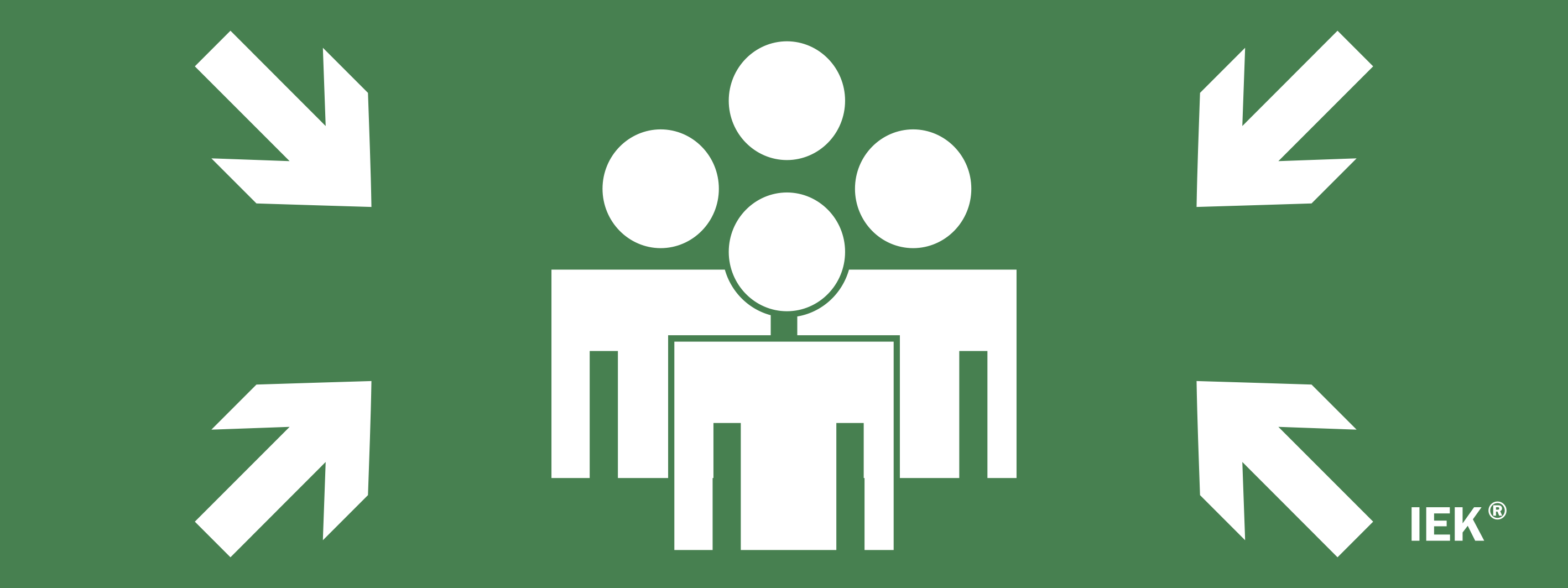 Этикетка самоклеящаяся 240х90мм "Место сбора" IEK LPC10-1-24-09-MSTS