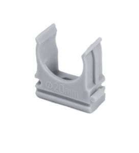 Крепеж-клипса Ø 20 цвета: серый (100шт/уп) DEKRON GX4002