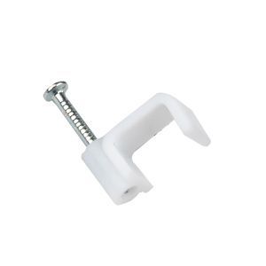 Скоба крепежная квадратная (плоская) (8мм (50шт) EKF plcn-ss-8