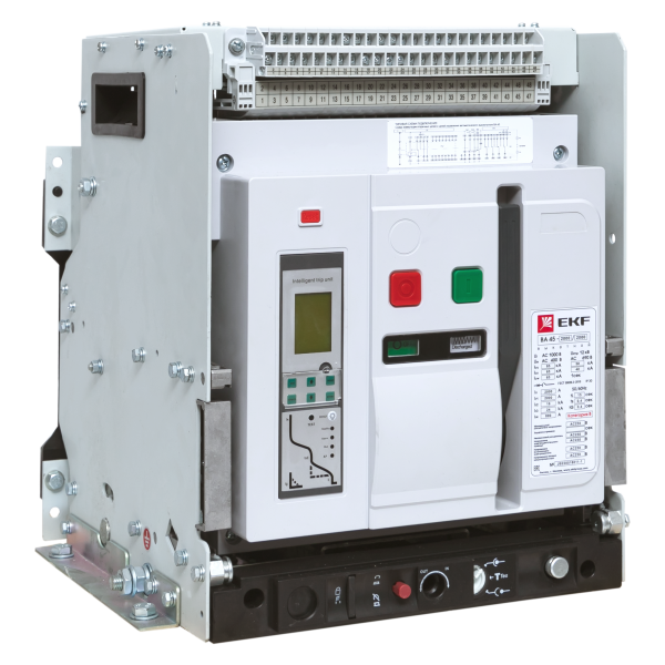ВА-45 2000/1000А 3P 85кА выкат., корзина, гориз., ETU(220В AC) LCD ModBus-RTU, мп/нр/вкл.к.(220В AC),ав/доп. 1CO/1NC,1NO,4CO