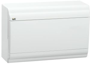 PRIME Корпус пластиковый ЩРН-П-12 модулей навесной белый/белая дверь IP41 IEK MKP82-N-12-WD-41-10