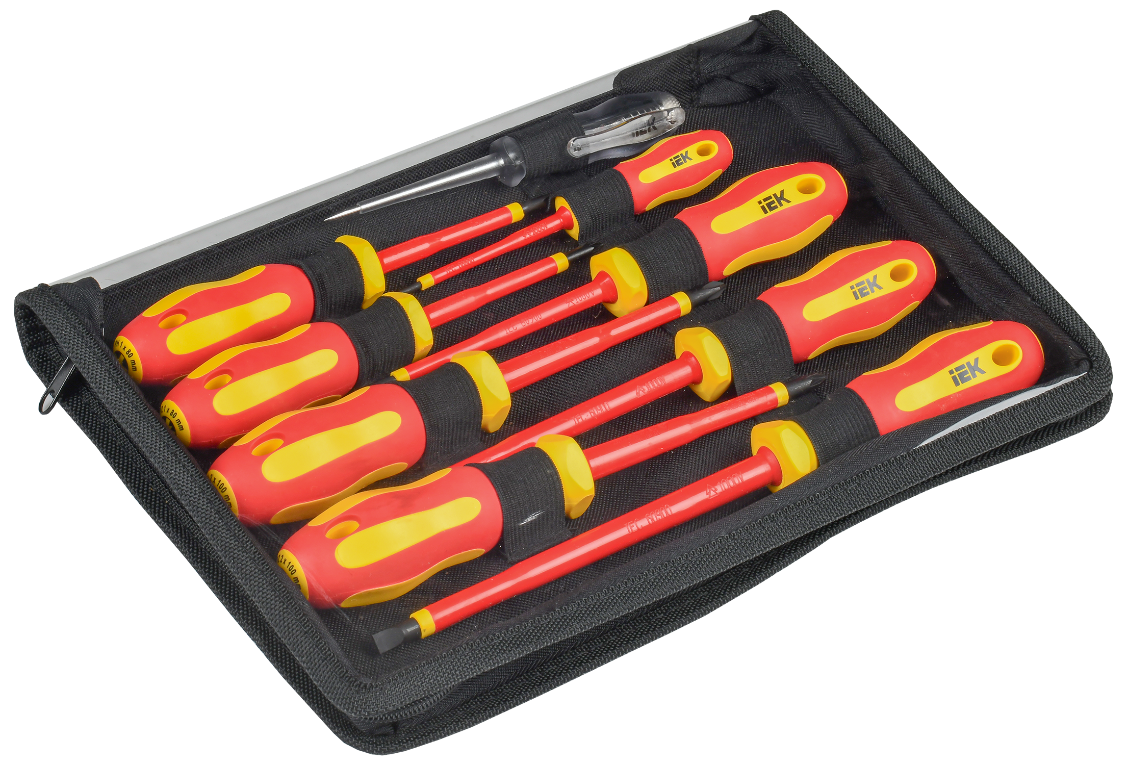 ARMA2L 5 Набор отверток диэлектрических Т2 9шт IEK A2L5-NS30-T2-09