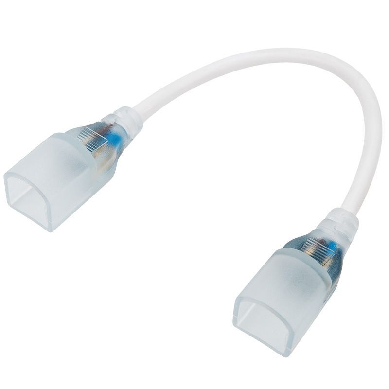 Коннектор для гибкого неона формы D 16х16 мм, провод ПВХ, длина 20 см (цена за 1 шт.) 134-008