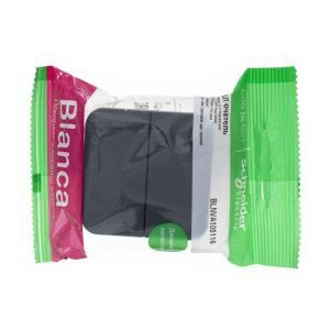 Выключатель 2-кл. ОП Blanca 10А IP20 (сх. 5) 250В с подсветкой с изолир. пластиной антрацит SE BLNVA105116 1210625