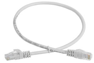 Шнур коммутационный (патч-корд) кат.5E UTP 0,5м серый GENERICA PC01-C5EU-05M-G