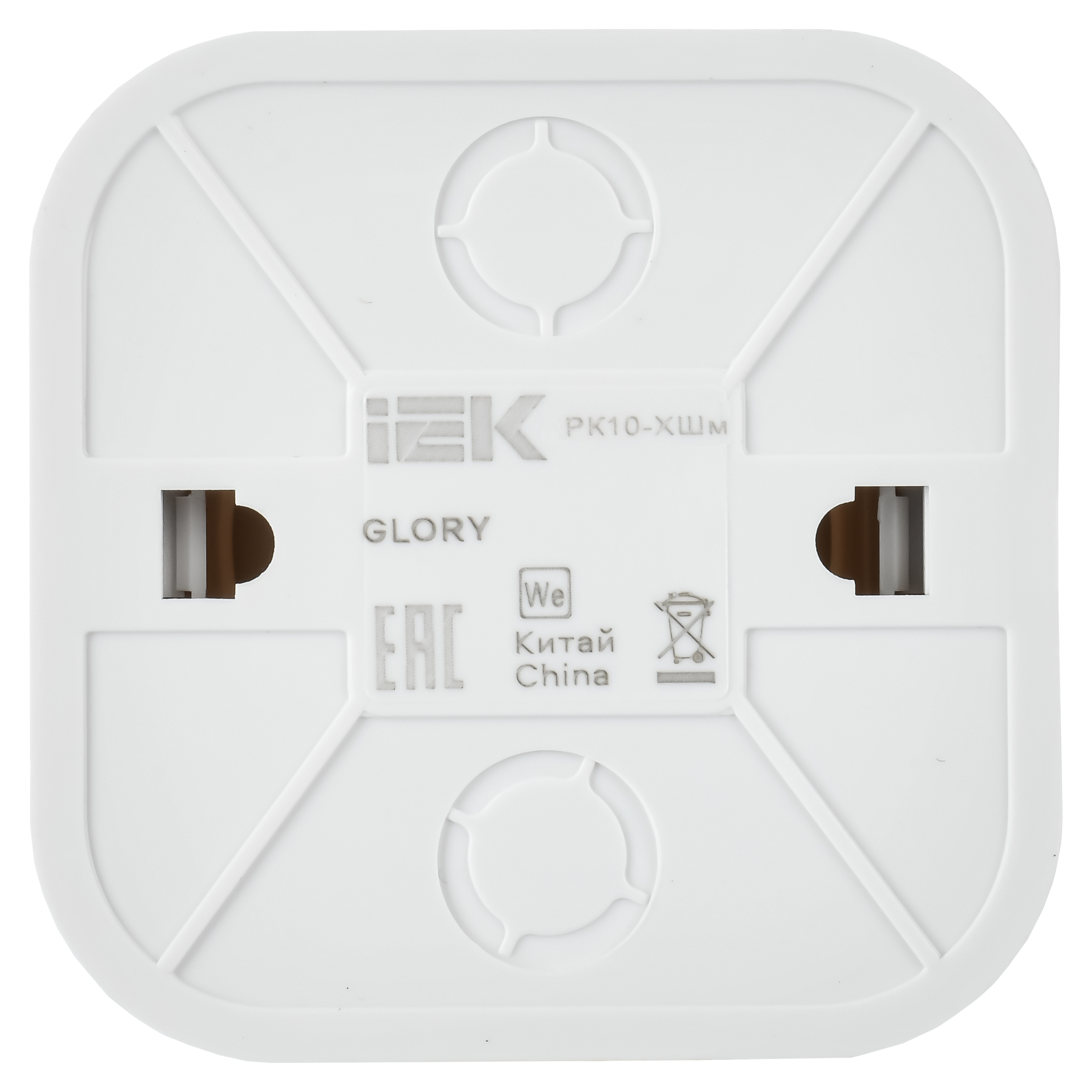 GLORY Розетка для открытой установки компьютерная RJ45 кат.5E РК10-ХШм шампань матовый IEK - Фото 5
