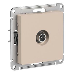Розетка оконечная TV AtlasDesign 1дБ механизм песочн. SE ATN001291 1712785