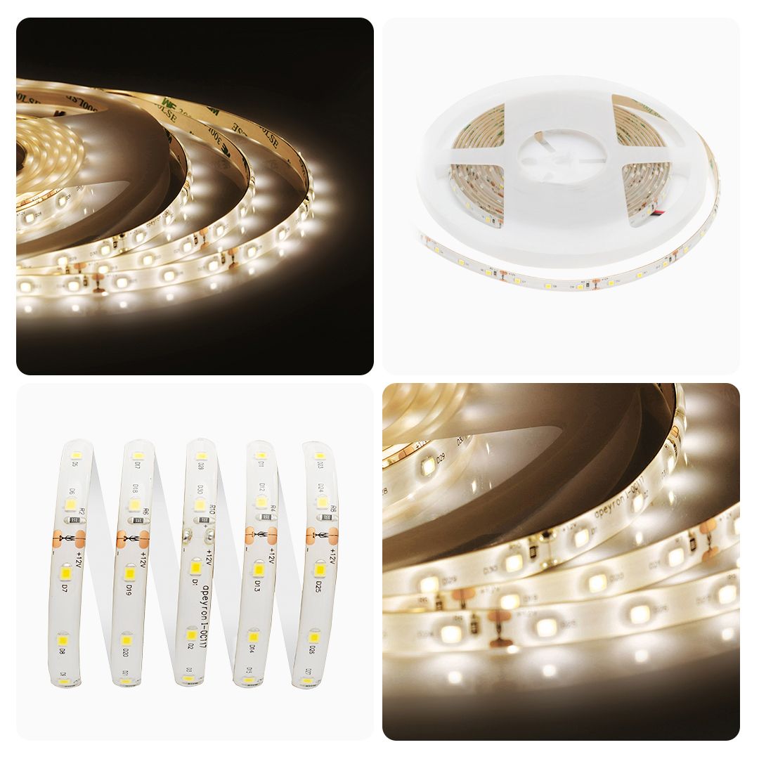 Лента светодиодная СТ smd3528 60д/м 12В 3000К IP65 5м Apeyron - Фото 8