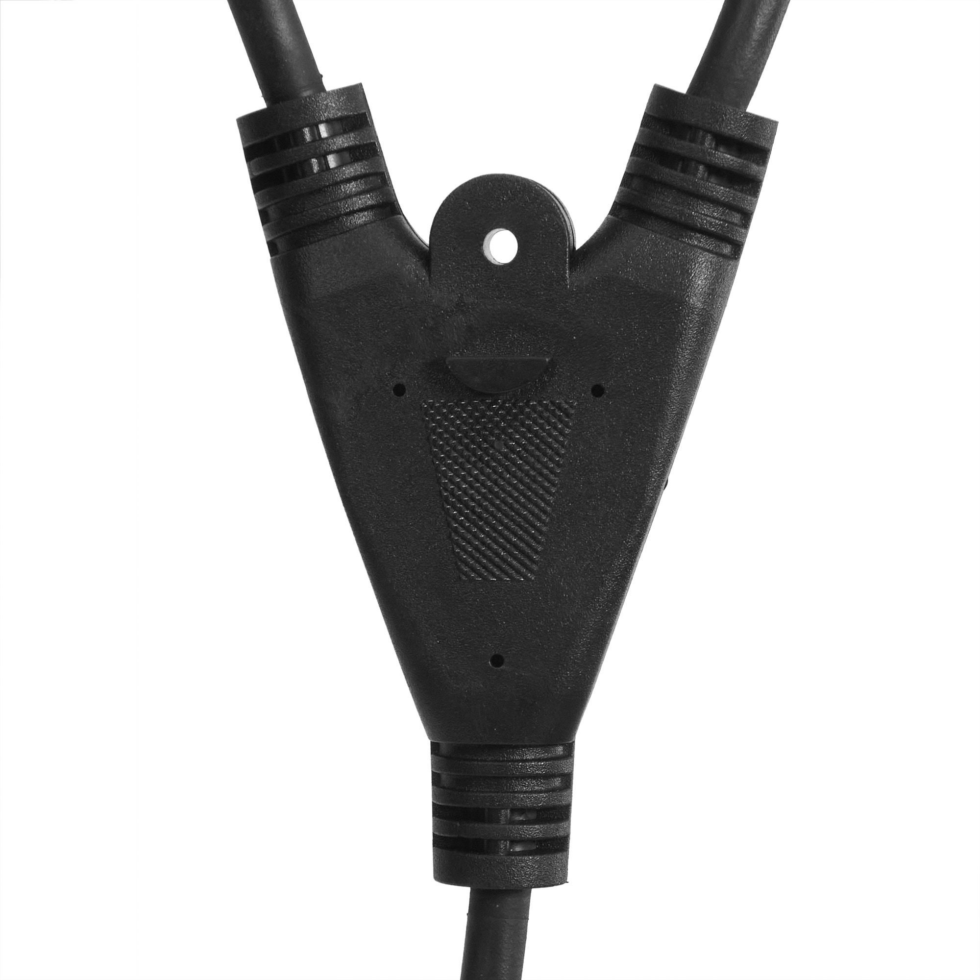 Прожектор светодиодный СДО 06-2x50Ш штатив 6500К IP65 черный IEK - Фото 3