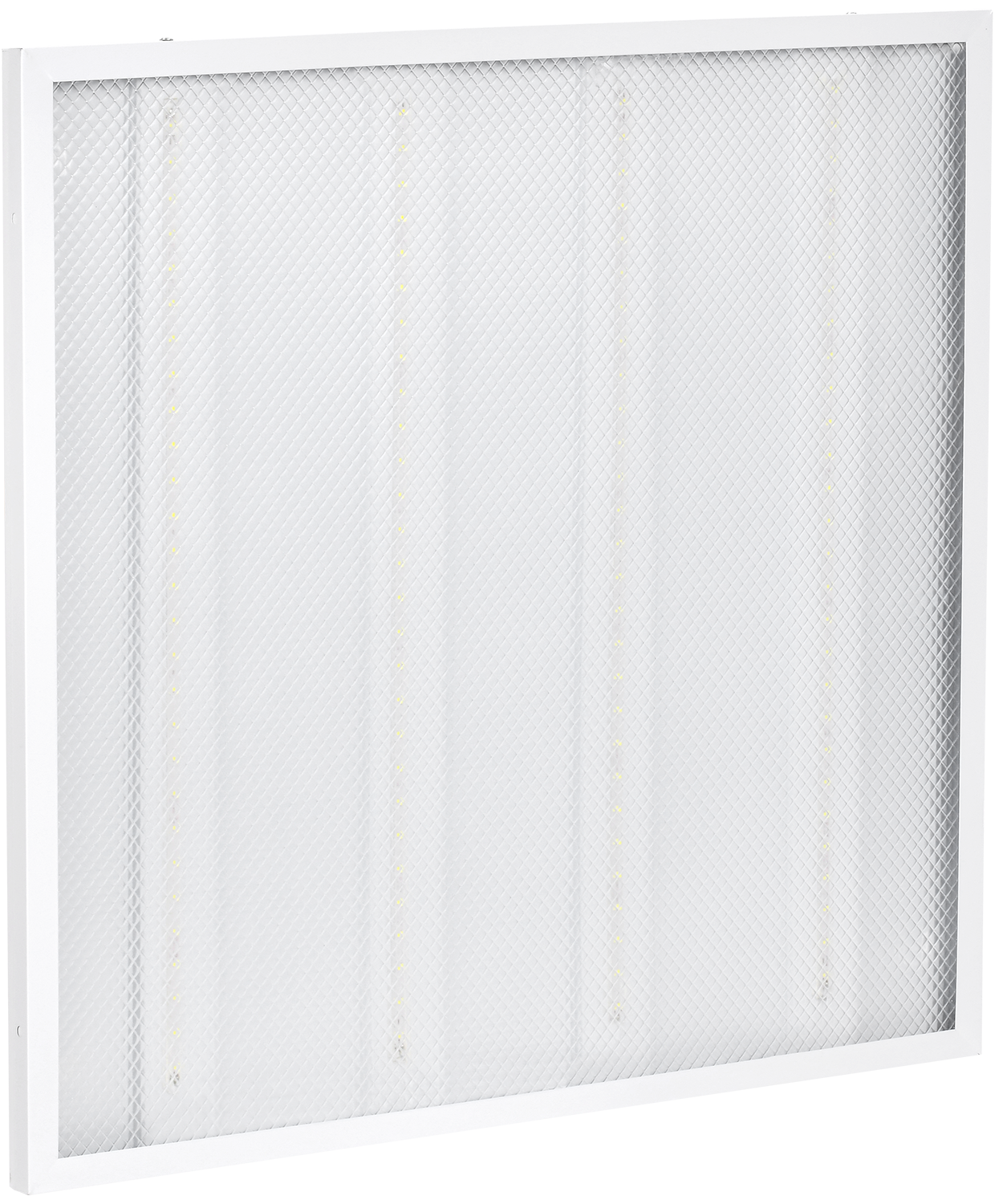 Светильник светодиодный ДВО 6572-P 45Вт 6500К 595х595х20 призма IEK LDVO2-6572-45-6500-K01