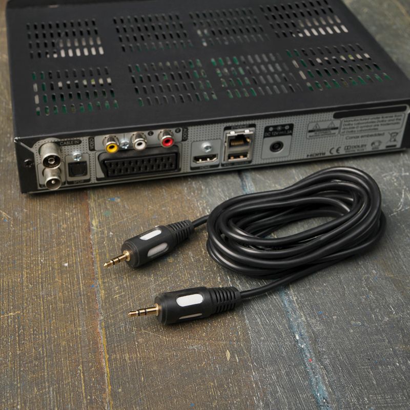 Шнур стерео шт. 3,5мм - стерео шт. 3,5мм 3м, Gold REXANT - Фото 2