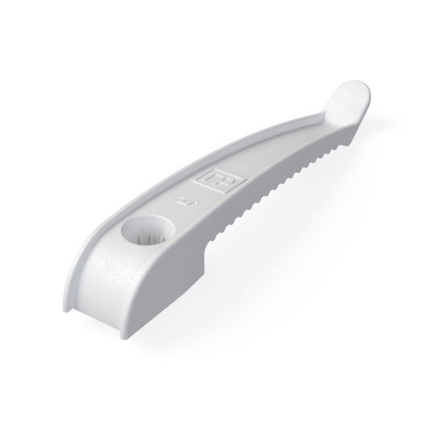 Держатель кабеля односторонний для прямого монтажа белый (20шт/240шт уп/кор) Промрукав