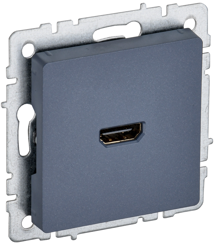 BRITE Розетка HDMI РHDMI-0-БрМ маренго IEK BR-H10-K35