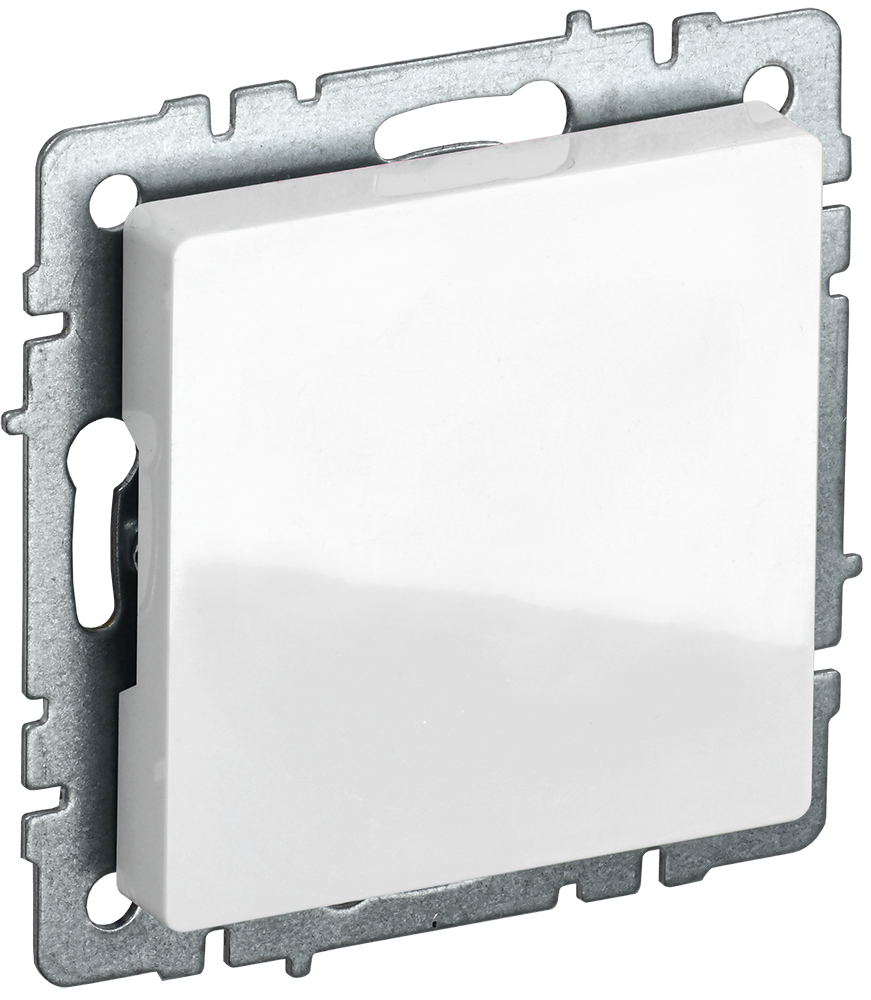 BRITE Заглушка с суппортом МЗ10-БрБ белый IEK BR-PL10-K01