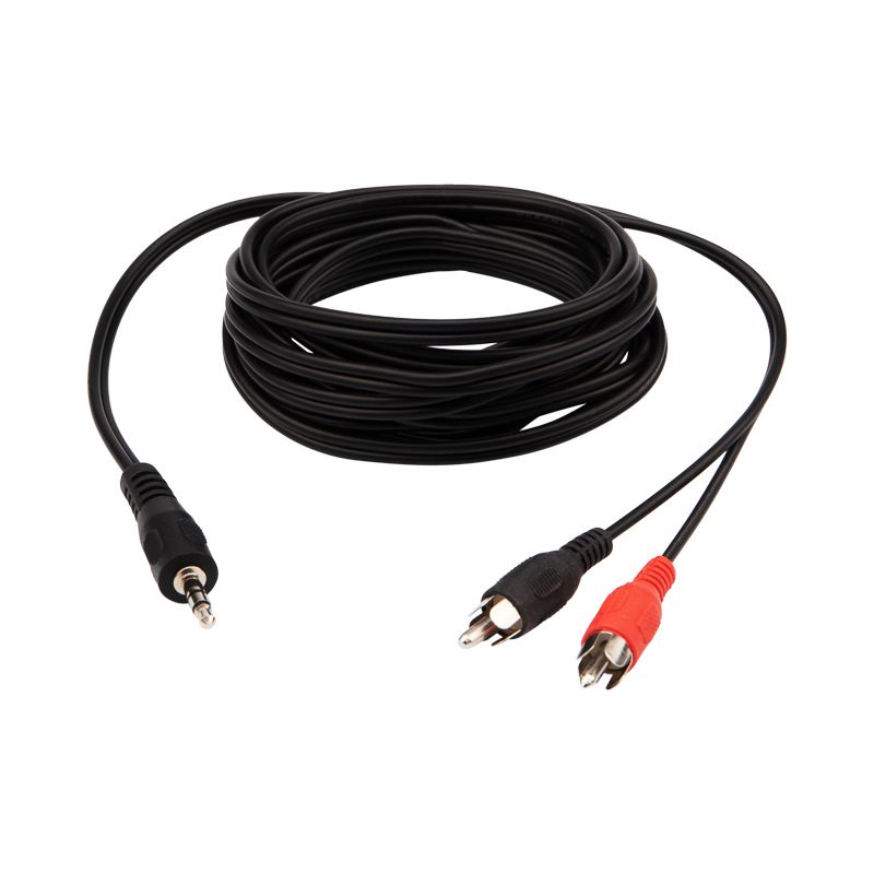 Шнур Стерео 3,5мм - 2 RCA, 3м REXANT - Фото 3