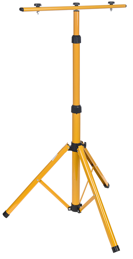 Штатив 68х68х160см для установки двух прожекторов желтый IEK LPADD2-160-2-K05