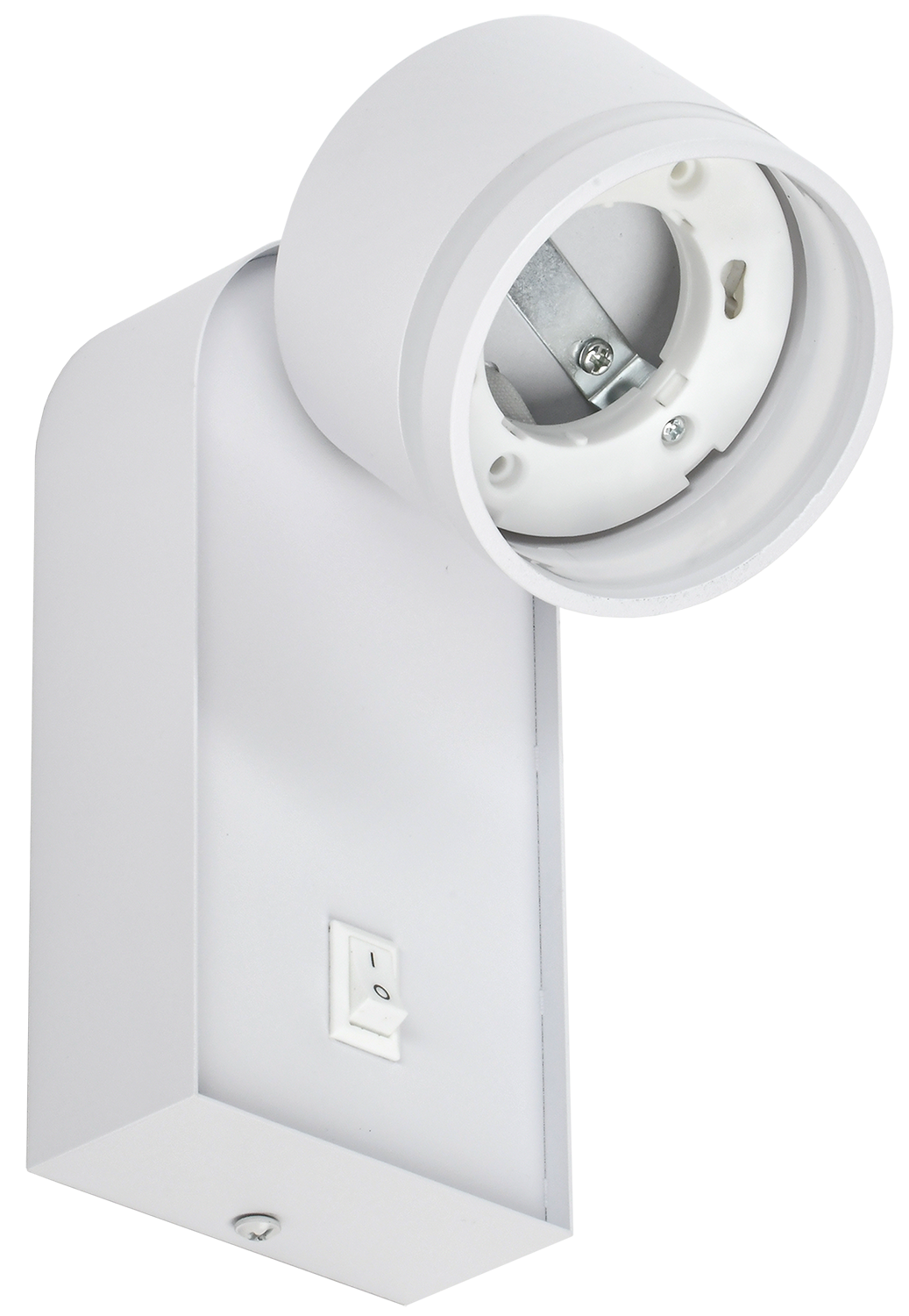 LIGHTING Светильник 4035 накладной настенный под лампу GX53 белый IEK LT-UBB0-4035-GX53-1-K01