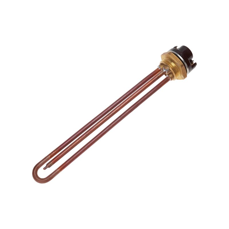 Нагревательный элемент для бойлера, ТЭН, RDT-1500 Вт, фланец М6, 42 мм, с терморегулятором 80 градусов и прокладкой 70-0317-1