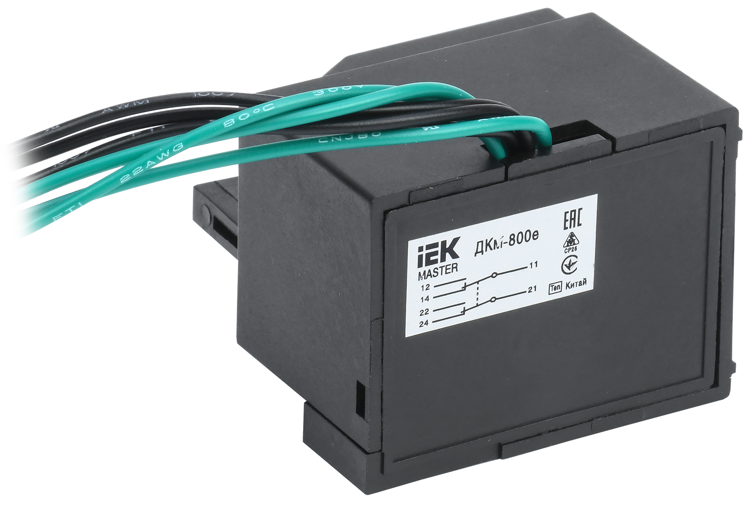Контакт дополнительный ДКм-800е (ДКм-40) для ВА88-40 MASTER с электронным расцепителем IEK