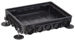 PRIMER Коробка напольная под лючок ONFLOOR 24 IEK KNU-80-16-PA-9011