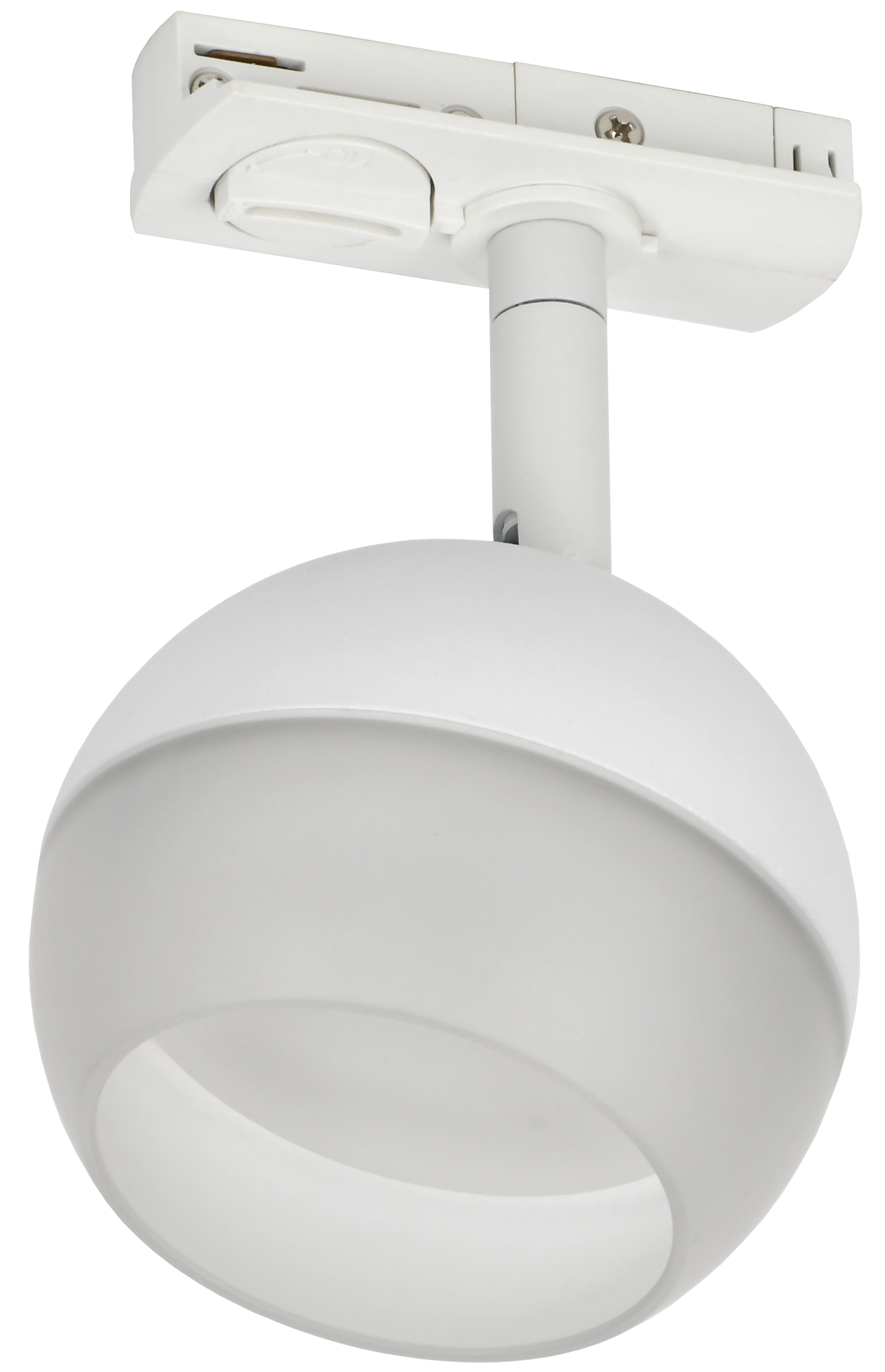 LIGHTING Светильник 4118 декоративный трековый поворотный под лампу GX53 белый IEK LT-USB0-4118-GX53-1-K01