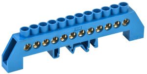 Шина N "ноль" в комбинированном DIN-изоляторе типа "Стойка" ШНИ-8х12-12-КС-С IEK YNN10-812-12DP-K07