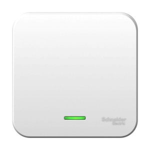 Выключатель 1-кл. ОП Blanca 6А IP20 (сх. 1) 250В с подсветкой с изолир. пластиной бел. SE BLNVA061111 1210447