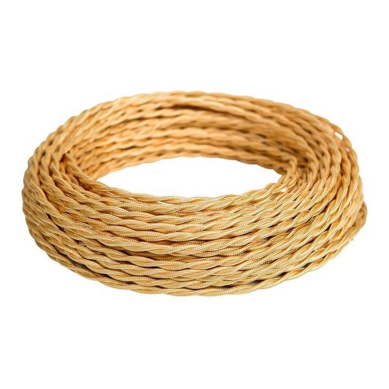 Провод монтажный витой ПВХ  2х2,5мм, цвет - карамель (бухта 50м),ТМ "МЕЗОНИНЪ" GE70142-34 GE70142-34